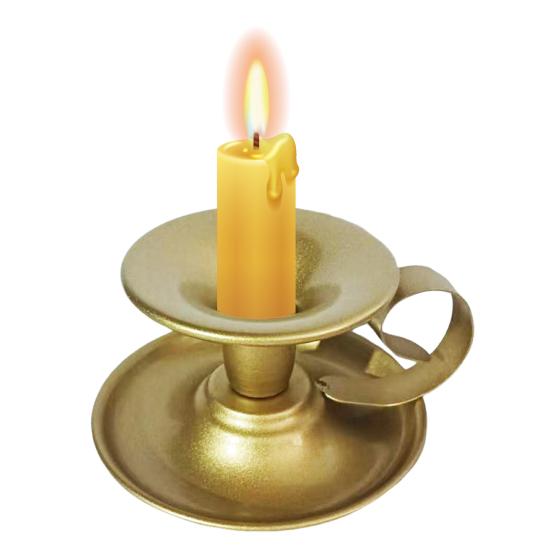 1/2 Buc Suport Vintage din Fier pentru Lumânări Conice Metal Candelabru cu Mâner Acasă Living Crăciun