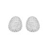 Luxenter Earrings with Brilliant Zirconia Silver Finish - Oreao