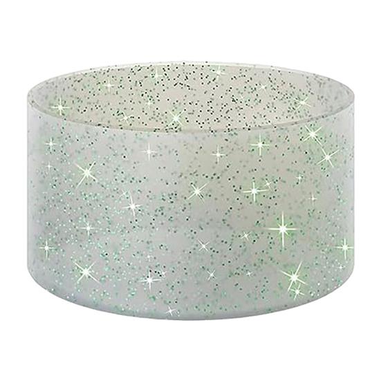 Silikonový návlek na kelímek s třpytkami, protiskluzový, tepelně izolační kryt, lehká podložka pod láhev na vodu pro tumbler