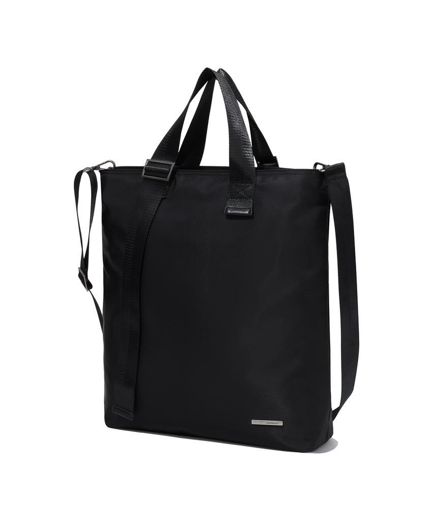 COVERNAT Authentic Nylon 2-Way Tote Bag Black