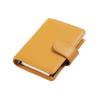 Moterm Regular A8 / M5 Größe Ringe Planer Gekörntes Rindsleder 5-Loch Mini-Notizbuch mit 15 MM Ringen Organizer Reise-Tagebuch
