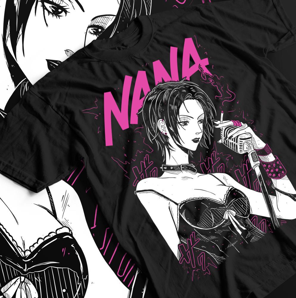 

Унисекс футболка Нана Осаки, футболка с графикой манги и аниме Black Stones, все размеры S