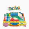 Geometric Pattern Duvet Cover 3-Piece Bedding Set