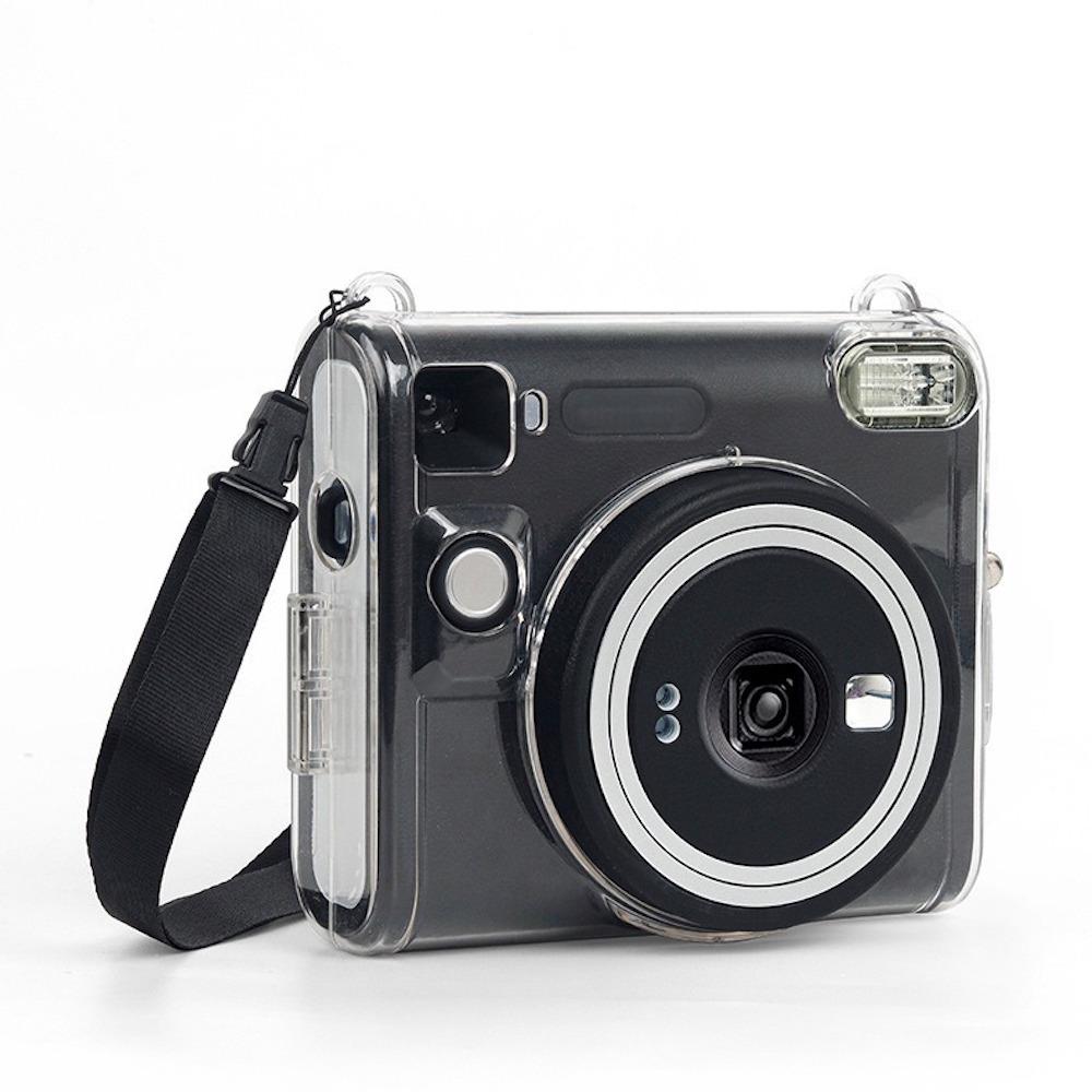 [Film Lab] Instax Square SQ40 Transparent Case Camera Protective Case with Strap CAA10