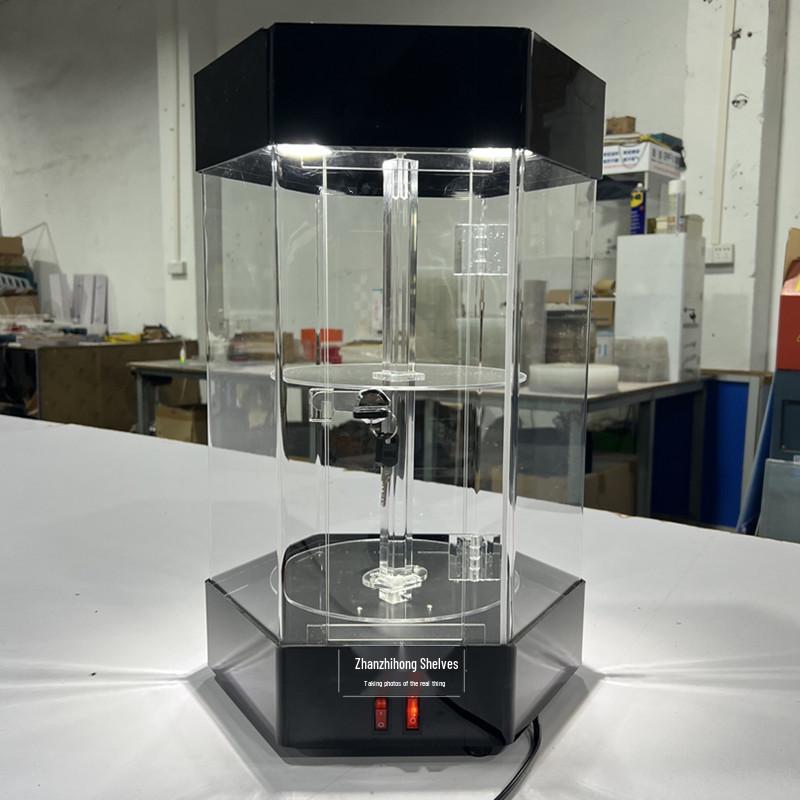 

Acrylic Rotating Display Shelves for Cosmetics, Jewelry, Dental Models, Perfume, Ornaments, Watches, and Glasses
