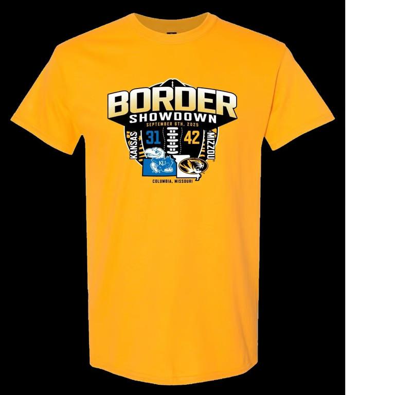 Mizzou Tigers Football Border Showdown Victory T-Shirt Unisex T-Shirt L