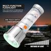 Tragbare LED-Taschenlampe, Multifunktions-Camping-Taschenlampe mit Seitenlicht, wiederaufladbare Zeltlampe, Outdoor-Camping-Laterne für den Notfall