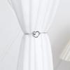 Elegant Heart Shaped Metal Curtain Ties Classic Home Decor Accessories