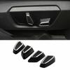 Seat Memory Button Switch Cover Trim For BMW 3 4 Series GT 2013- ABS Black
