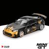 MINI GT 1:64 Toyota GR86 LB  Nation Black/Gold Alloy Die Cast Car Model Collection Gift