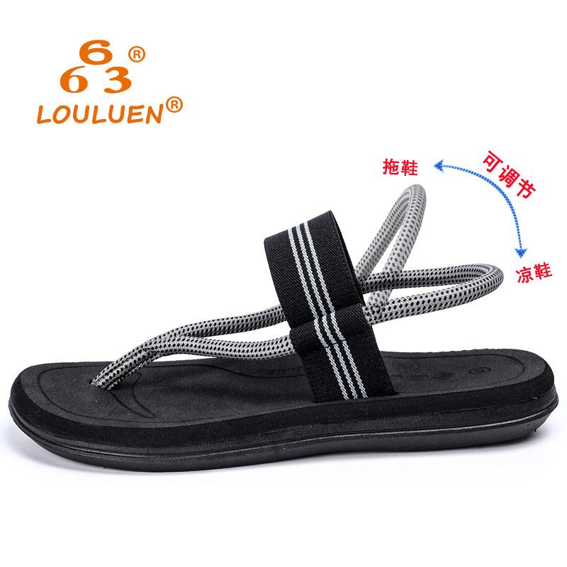 Summer Men's Flip-flops Sandals Dual-purpose Couple Slippers Beach Casual Cool Slippers Brand