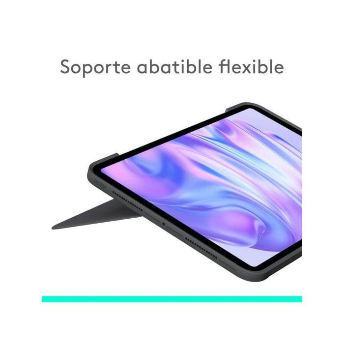 Tastaturhülle - Logitech - Combo Touch - iPad Pro 11" (M4)(2024) - Hintergrundbeleuchtet - Abnehmbar - Flexibler Ständer