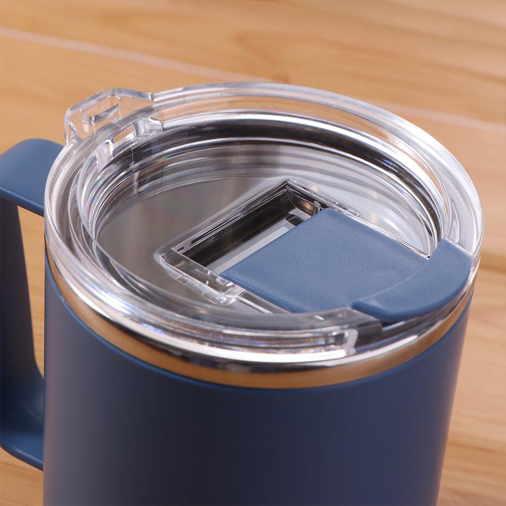 with Handle Coffee Cup Lid Straw Insulated Cup Easy Clean Vacuum Mug Cup Water Cup