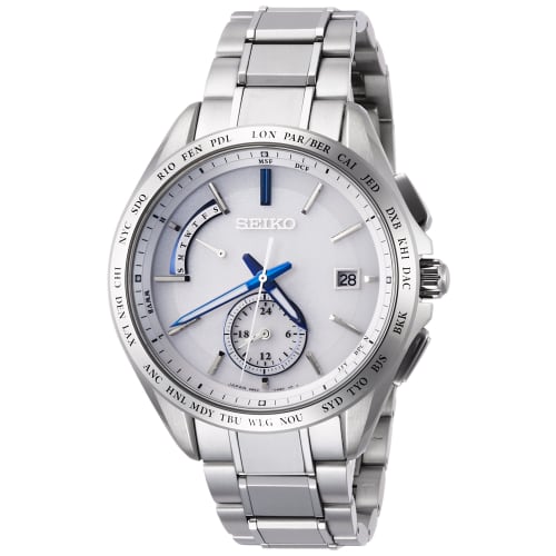 

Seiko Watch Brightz Dual Time Display SAGA229 Silver