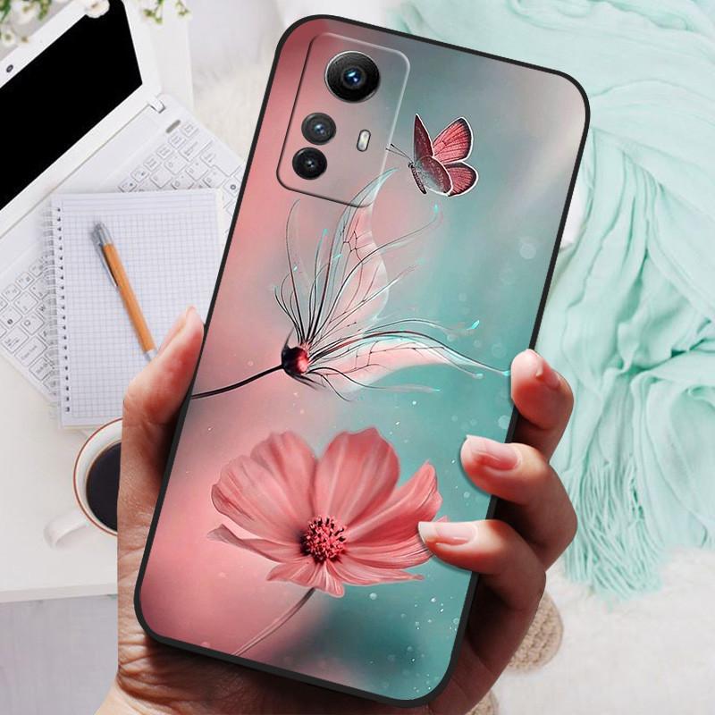 For Xiaomi 12T 5G Case Mi 12T TPU Silicone Shockproof Cat Phone Cover For Xiaomi 12T Pro 12 T 12T Funda Animal Printing Soft