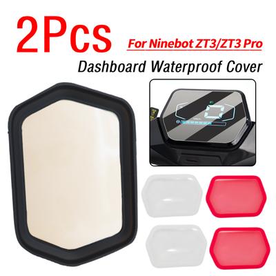 2Pcs Display Screen Silicone Protection Case for Segway Ninebot ZT3/ZT3 Pro Electric Scooter Dashboard Screen Waterproof Cover