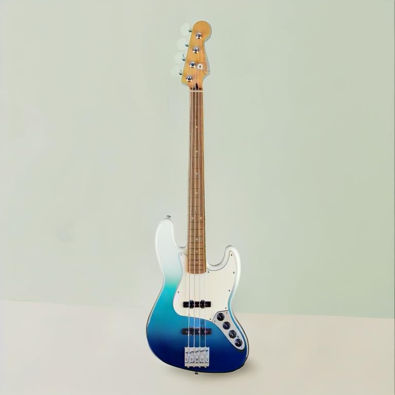 Fender Fender Mexican electric bass Player Plus Jazz Pau Ferro Belair Blue with soft case Bass®, Fingerboard,