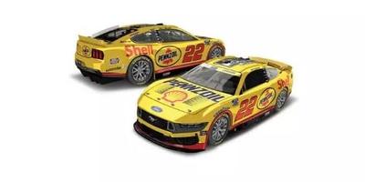 Kyosho Lionel Racing 1/64 SHELL-PENNZOIL 2024 Ford Mustang Joey Logano #22 Finished Model LR319744