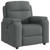 VidaXL Fauteuil inclinable Gris foncé Tissu, fauteuil, fauteuil inclinable TV, poussette, fauteuil inclinable pour personnes 4015681