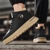 men's boots four season casual fashion comfortable high top casual boots outdoor thick soled anti slip commuting workwear boots