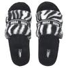 Puma Fluff Wild Bx Comfortable Versatile Slide Sandals Women Sandals Black 385345-01