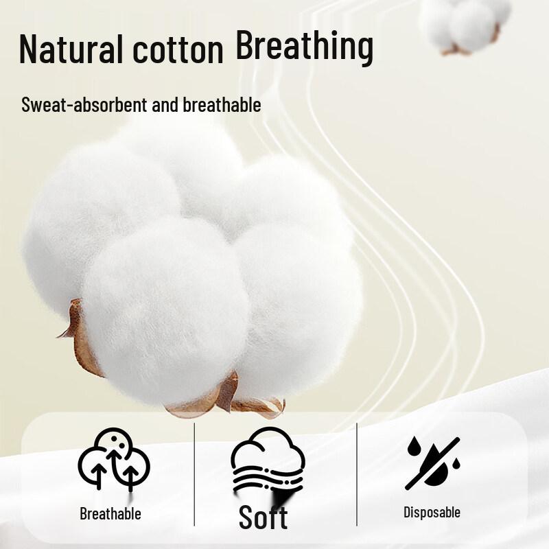 MiiOW Disposable Antibacterial Cotton Socks (5 Pairs)