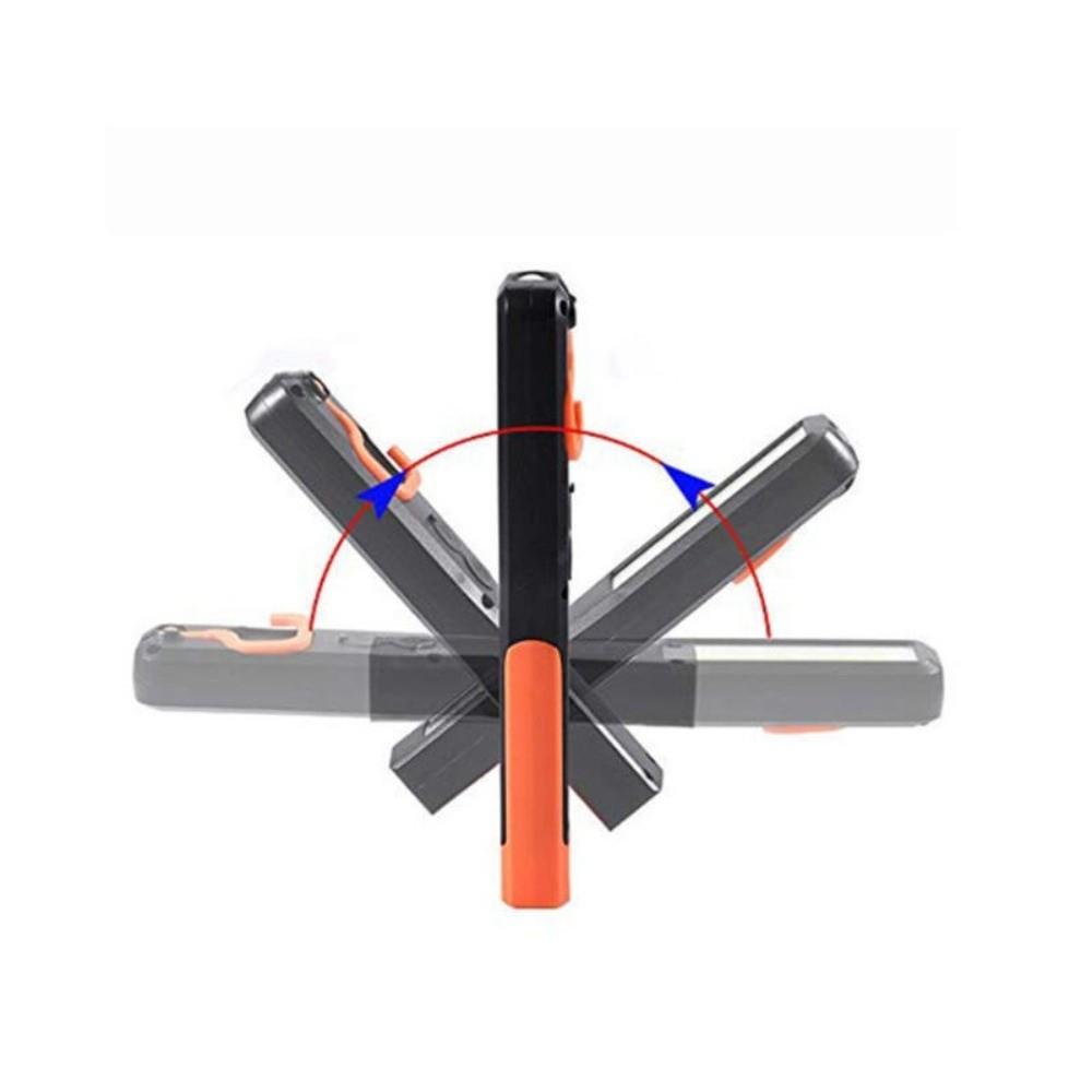 Powerful LED Work Light USB Rechargeable with Hook Magnet Lighting Flashlight COB Technology Magnet Base Car Maintenance Light