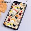 Kawaii Sushi Stack Phone Case Cover For iPhone 17 Air 16 15 14 plus 12 13 pro max coque Shell Fundas