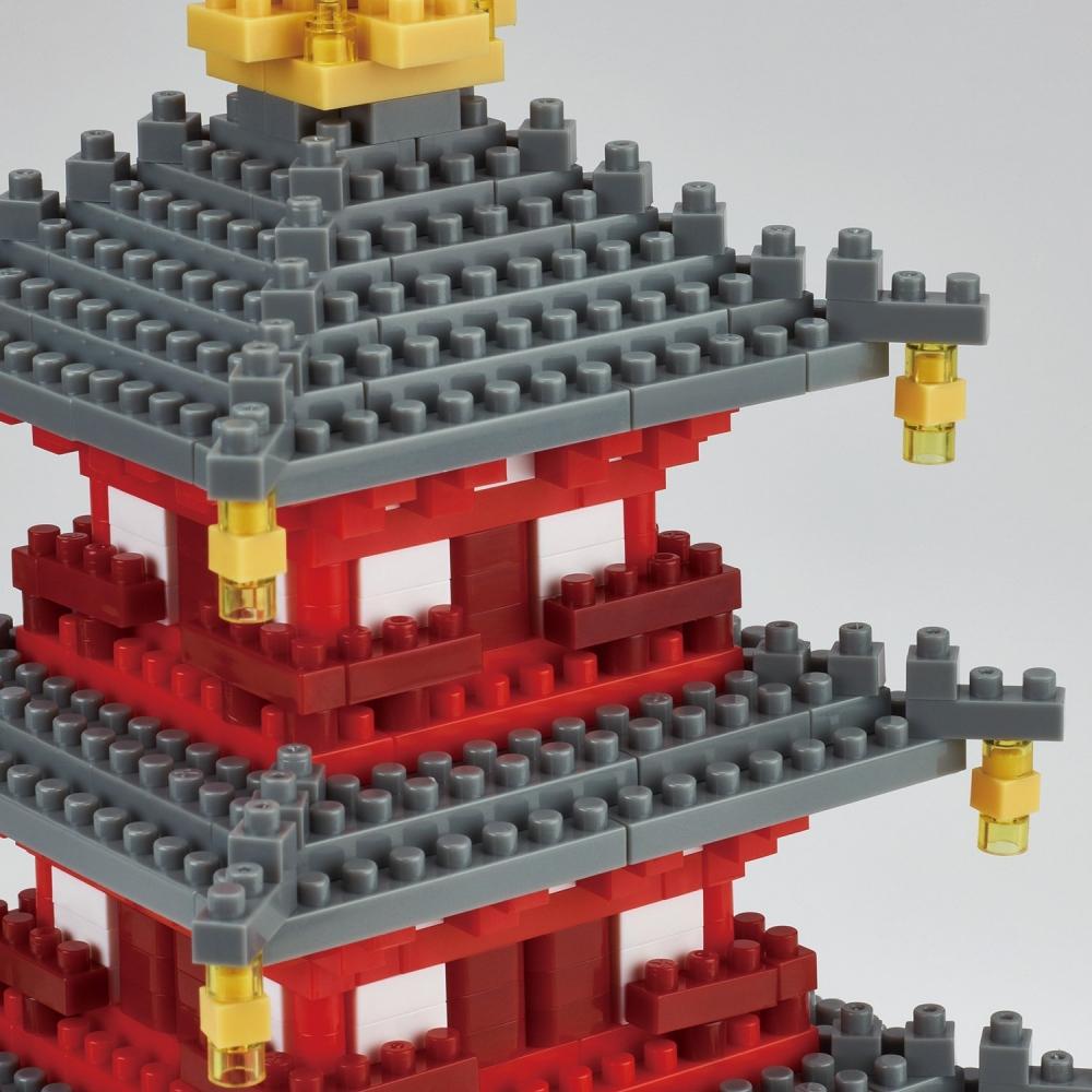 Nanoblock Five-storied Pagoda Deluxe Edition NB-031