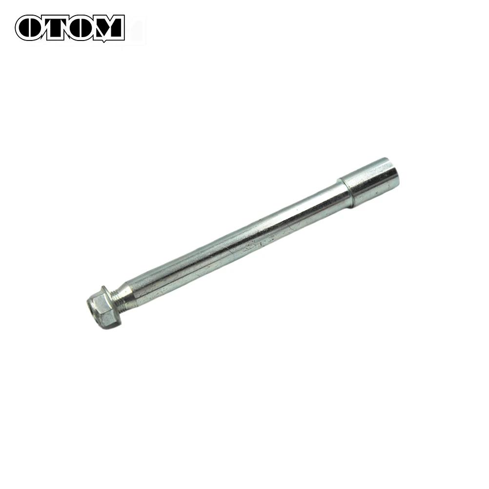 OTOM Motorrad Zubehör Vorderachse Hinterachse Radnabe Achse Mit Mutter Satz Für HONDA CRF250R CRF250X CRF450R CRF450X 2002-2019
