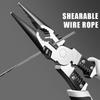 Black Gray Universal Flat Pliers Hardware Wire Cutters Professional Electrician Non-slip Practical Maintenance Tools