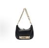 Logo Decorated Detachable Chain Handle Zip Closure Calfskin Tote Shoulder Bag Women Bags Black A757980243555