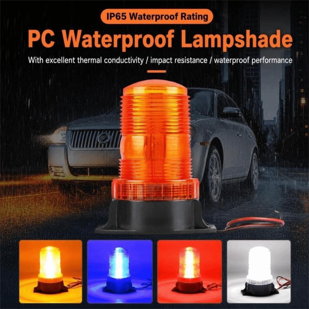 30 LED Strobe Warning Lamp Top Mount Emergency Signal Light Low Power LED Warning Light  School Bus