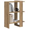Artisan Oak Bookshelf 52 x 25 x 71.5 cm Engineered Wood