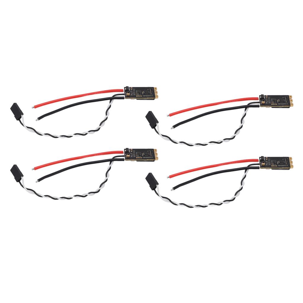Black Brushless Electronic Speed Controller RGB LED High Speed Controlling Interference Resistant