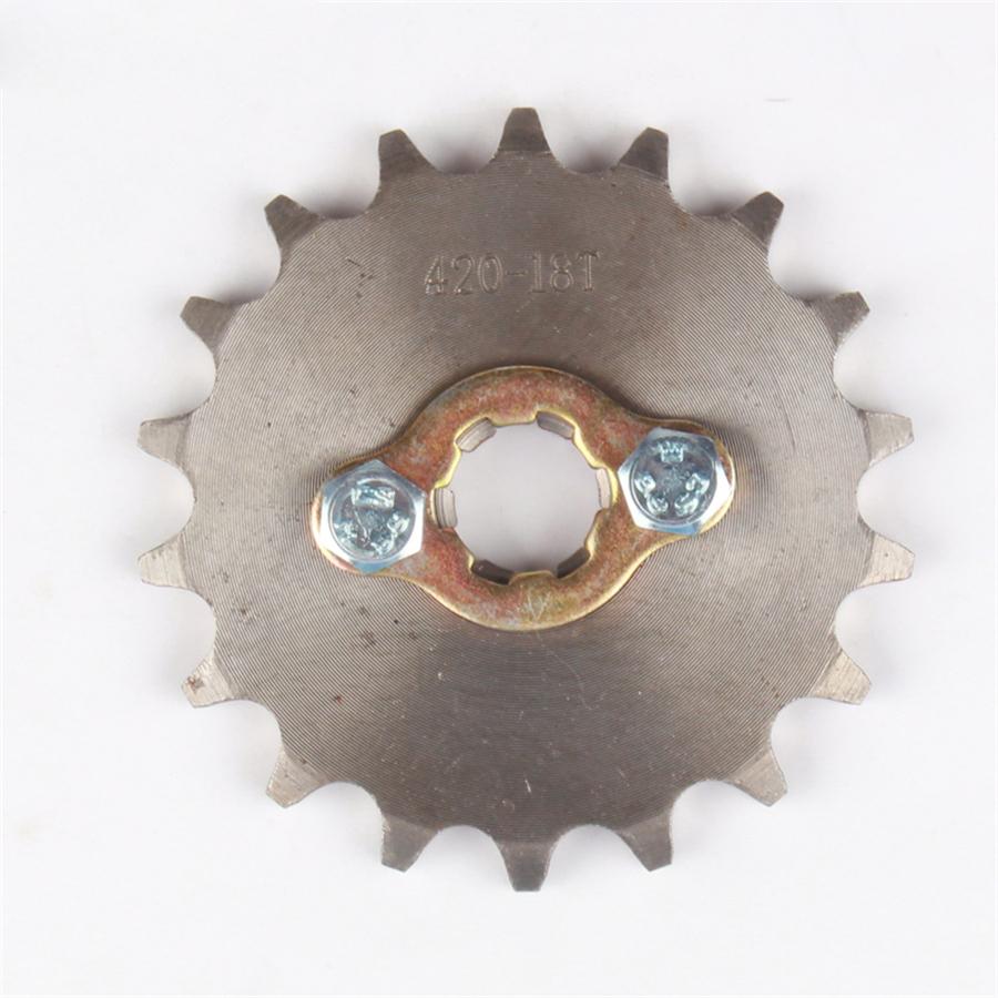 420 18T Front Engine Sprocket 17Mm Id For 50Cc-125Cc 140 150Cc Pit Dirt Bike