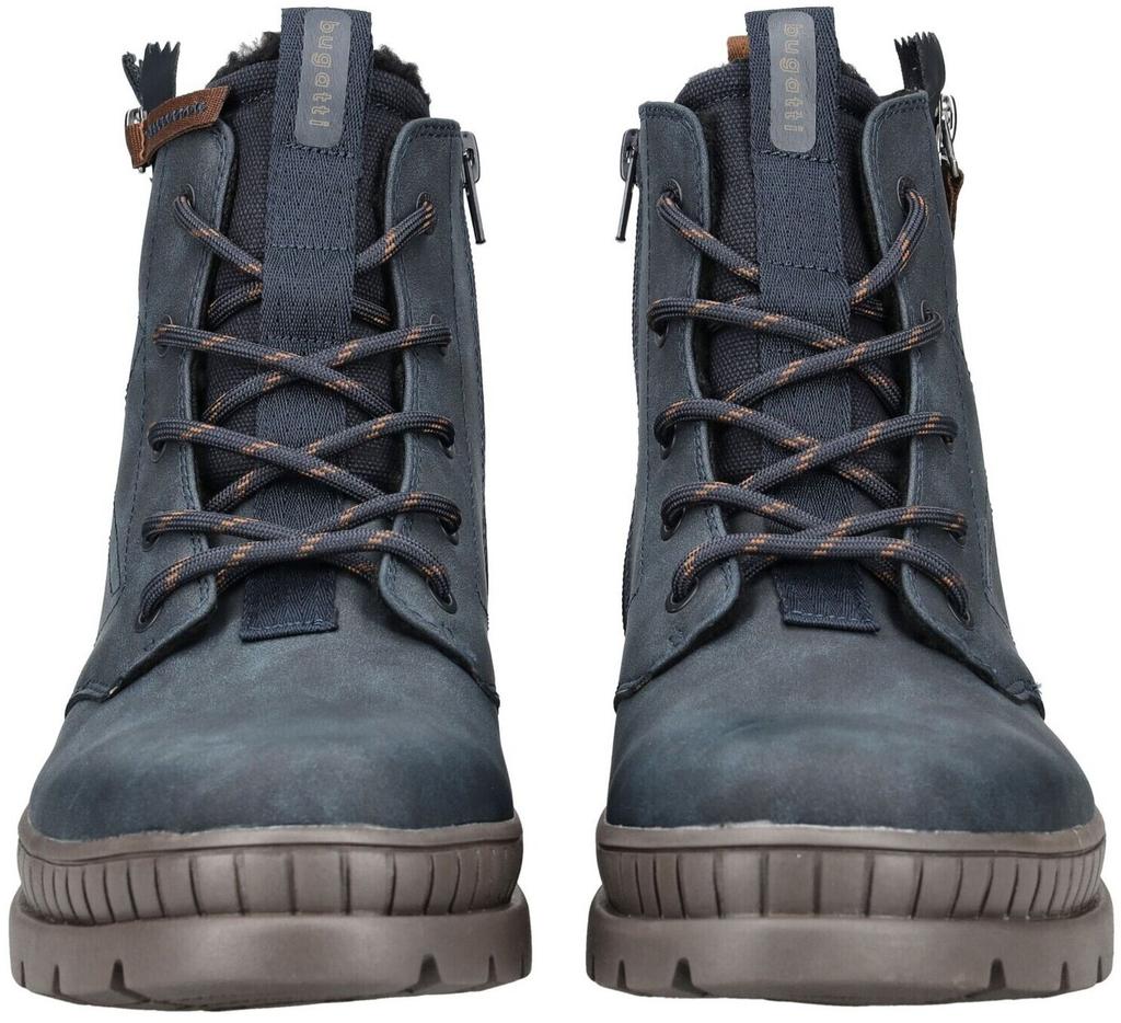 Bugatti Lace-up Boots In Faux Leather