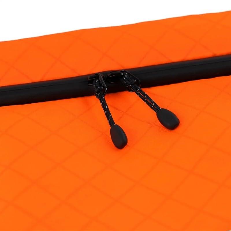 [Fairweather] Road Sacoche - Slim, Lightweight, Highly Durable Shoulder Bag for Cycling Commuting and Small Item Storage (Orange/Ecopak)