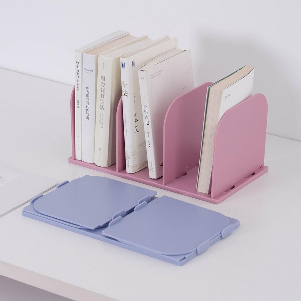 Insert type book stand book partition board rack book stopper holder bookshelf desktop stationeres organizer Magazines Stand
