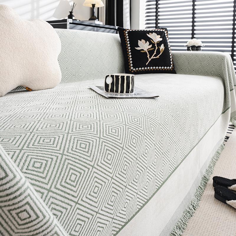 Prosop de canapea din șenilă Patru sezoane Husă de canapea all-inclusive Husă de praf Canapea de living O piesă Pânză de acoperire mare