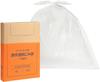 By Amazon Transparent Smooth Garbage 100 Count Heavy-Duty Bags, 45L,