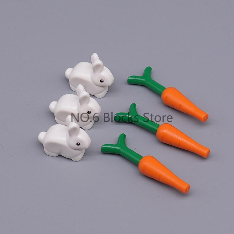 MOC Animali Blocchi da Costruzione Zoo della Foresta Tigre dai Denti a Sciabola Orso Alce Elefante Aquila Squalo Scimmia Leone Giocattolo Mini Mattoncino Regalo per Bambino S09
