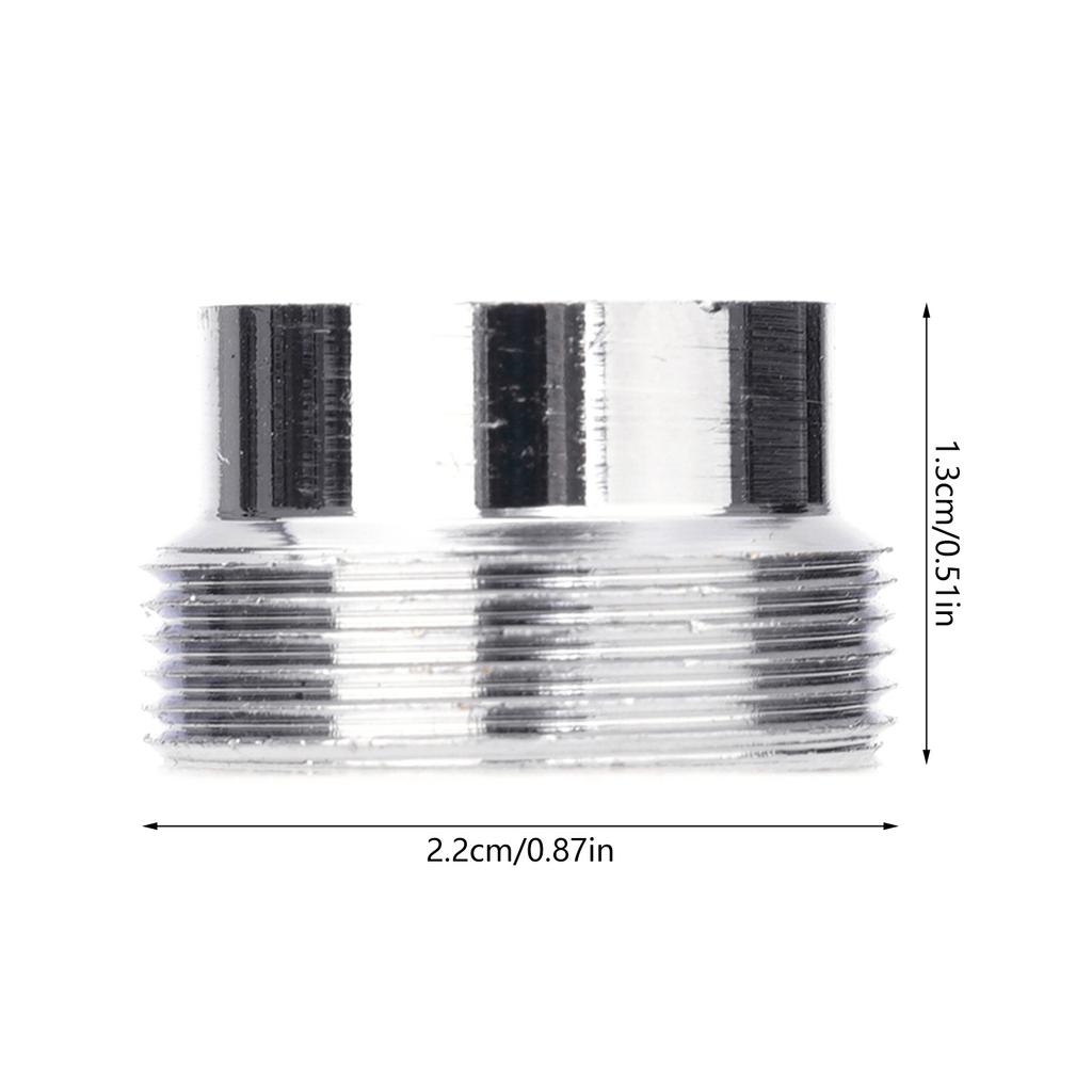 2Pcs Sink Faucet Adapter 22mm to 16mm Kitchen Tap Aerator Connector Water Hose Adapter Tap Bushing Reducer Pipe Fitting