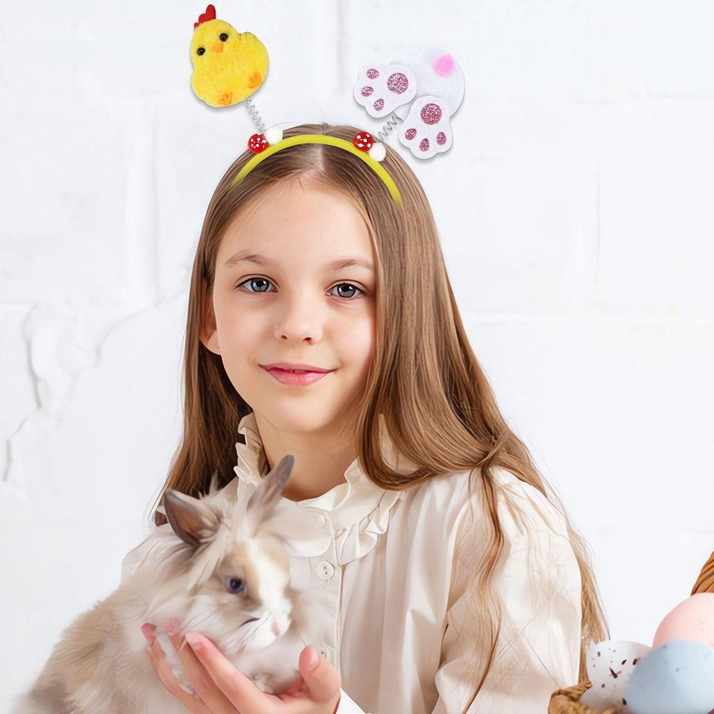 Cute Easter Headband Cartoon Easter Headdress  Holiday Decorations