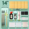 Wei Zhuang Calligraphy Gift Set: Brushes, Ink, Paper, Inkstone & Seal