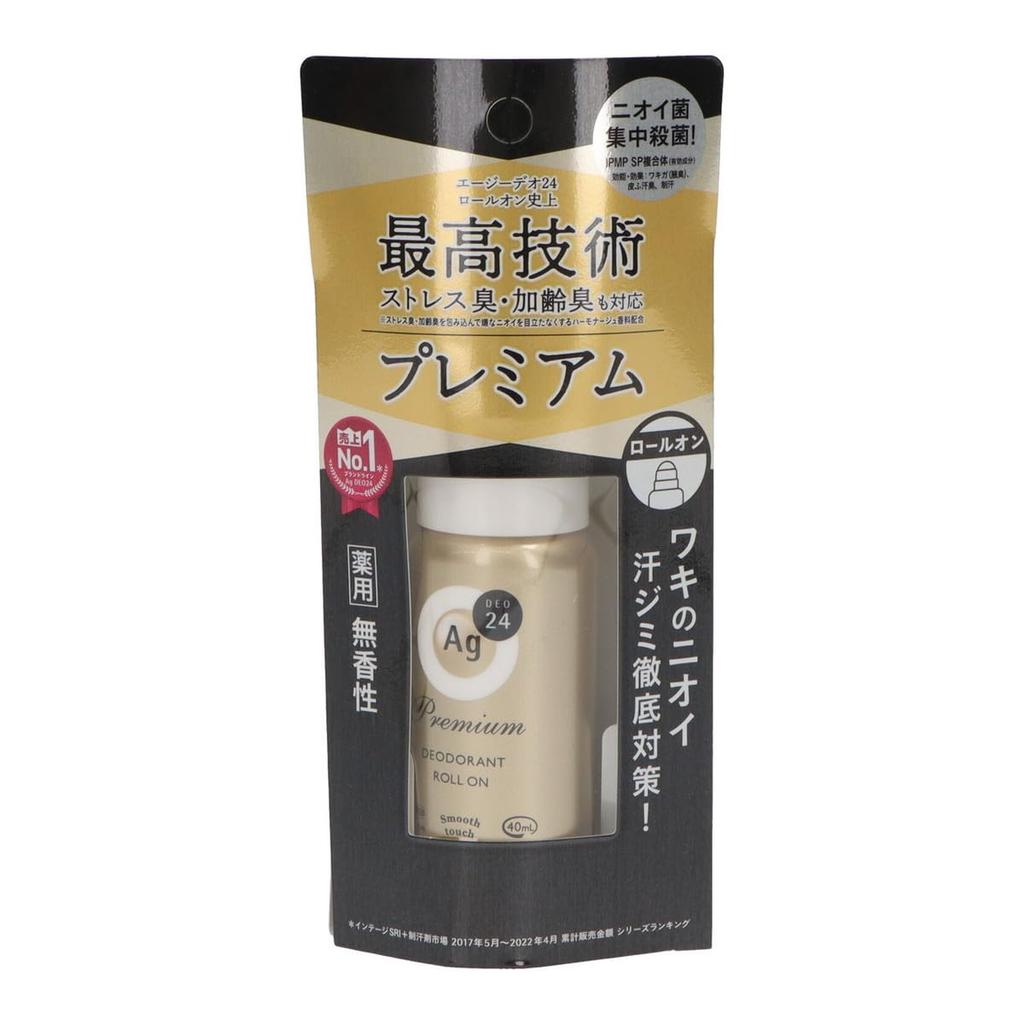 Fine Today AG Deo 24 Deodorante Premium 40ml Roll-On Liquido, Senza Profumo,