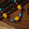 Tibetan Beeswax Trend Ethnic Style Tibetan Jewelry Sweater Chain Jewelry Travel Photography Ethnic Dance Performance Necklace Accessories