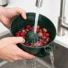 Quick Drain Swirl Berry Washing Drain Bowl Dynamic Vortex Fruit Cleaning Bowl Food Preparation