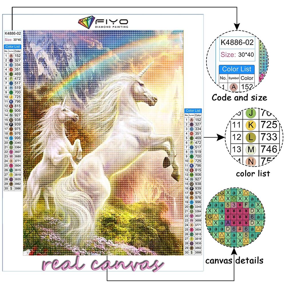 5D DIY Diamond Embroidery Animal Pegasus  Diamond Painting Mosaic Home Decoration