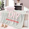 Classic Botanical Pattern Fleece Blanket Elegant Floral Theme Soft Warm Throw Interior Decoration Bedding Cover For Home50X80